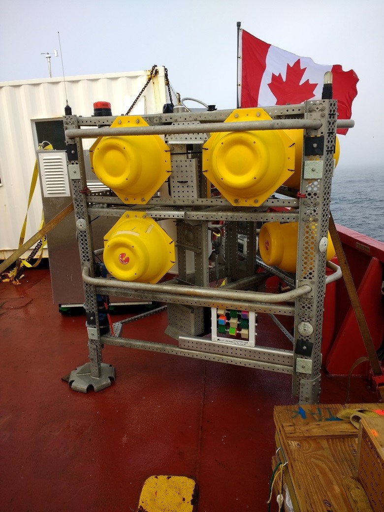 Second Lander with Canadian Flag